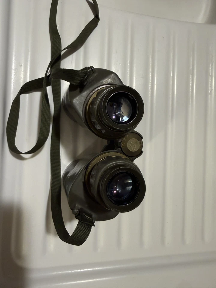 Binoculares de campo militar M19 BNCLR 7x50 Ejército de Estados Unidos Vietnam USMC 1977 Foto 4 de 4