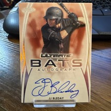 2019 Leaf Ultimate JJ Bleday Auto #UB-JJB Ultimate Bats On-Card Autograph