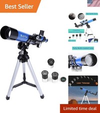400x40mm Kids Astronomy Telescope with Lightweight Design  Support Guarantee