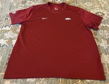 Arkansas Razorbacks Nike Team Issued On Field Shirt Color Maroon Size XXL