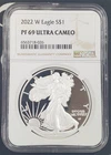 2022-W American Silver Eagle - 1 oz .999 Fine Silver - NGC Graded PF 69 UCAM