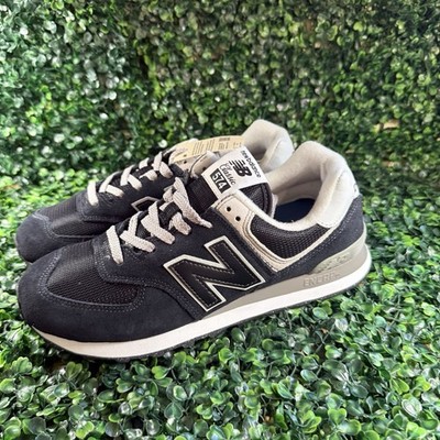 New Balance 574 Core Pack - Size 8 Men Black White New In Box Medium D Classics