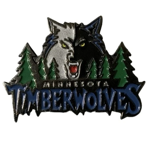 Vintage NBA Minnesota Timberwolves Logo Souvenir Pin