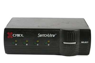 Cybex SwitchView SV-4 4-Port KVM VGA PS2 Console Switches For Mouse Monitor PC