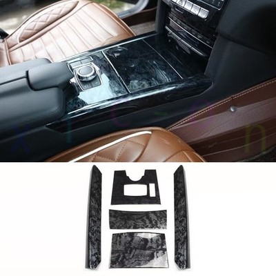 Fit For Mercedes-Benz E-Class 14-15 Black Car Wood Inner Gear Shift Panel Cover