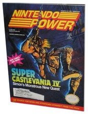 Nintendo Power Vol. 32 Magazine Book w/ Rocketeer Poster - Super Castlevania IV