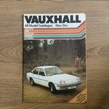 Vauxhall (Opel) Cars Range Verkaufsprospekt 1976 - Chevette, Viva, Magnum, Cavalier, VX UK