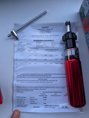 Gedore 757-06 ADJUSTABLE TORQUE SCREWDRIVER 1,2-6nm Drehmoment Schraubendreher 