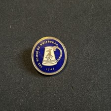 The House of Whitbread Enamel Badge L Simpson Maker London Vintage