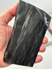Oregon Silver sheen Obsidian Slab Lapidary Cabbing Knapping Combo ship avail