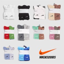 Nike Dri-Fit Everyday Plus Cotton Cushioned Crew Socks 6-Pack NWT