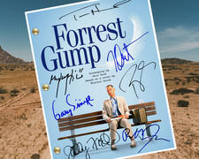 Forrest Gump Movie Script Signed Autograph Reprints | Tom Hanks