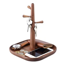 “Generic” C-Joy Wood Handmade Wooden Key Holder, Key Rack for Entryway, Wood ...