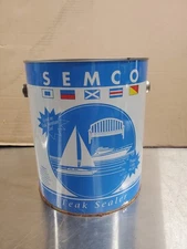 Semco 10334 Clear Tone Finish Teak Sealer Treatment Sealant 1 Gallon Slight Rust