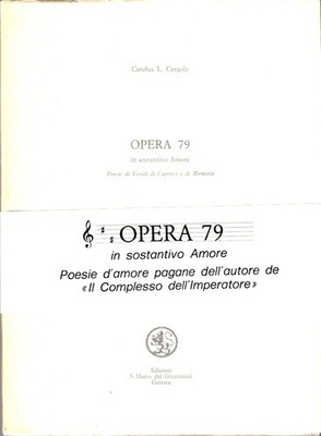 Carolus L. Cergoly - Oper 79 im Substantiv Liebe - 1983