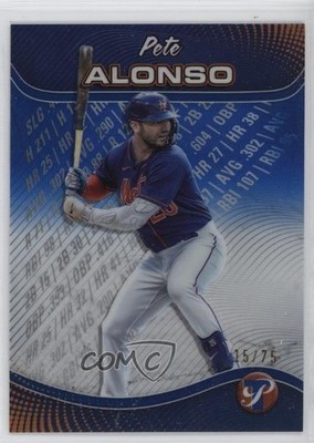2024 Topps Pristine Production Blue Refractor 15/75 Pete Alonso #PP-24 15ij
