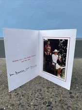 Signed Christmas and New Year Card Prince Charles of Wales & Princess Diana 1988