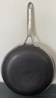 HEXCLAD 10'' Frying Pan Hybrid Stainless Steel Non-Stick Fry Pan ONLY NO Lid