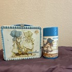 1979 Old Vintage Holly Hobbie Metal Lunch Box & Thermos By Aladdin Made in USA — photo 1