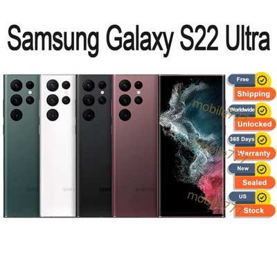 New Samsung Galaxy S22 Ultra 5G 128GB/ 256GB SM-S908U CDMA GSM Factory Unlocked