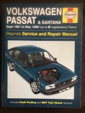 haynes car manuals used VW Passat Volkswagen Santana 1981-88
