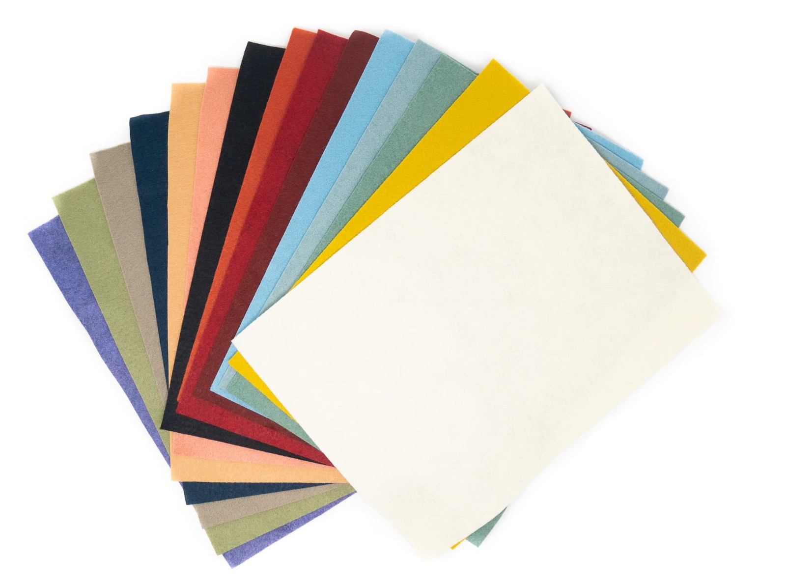 15 Primitive Colors 9X12 inch Merino Wool Blend Felt Sheets Collection -OTR felt