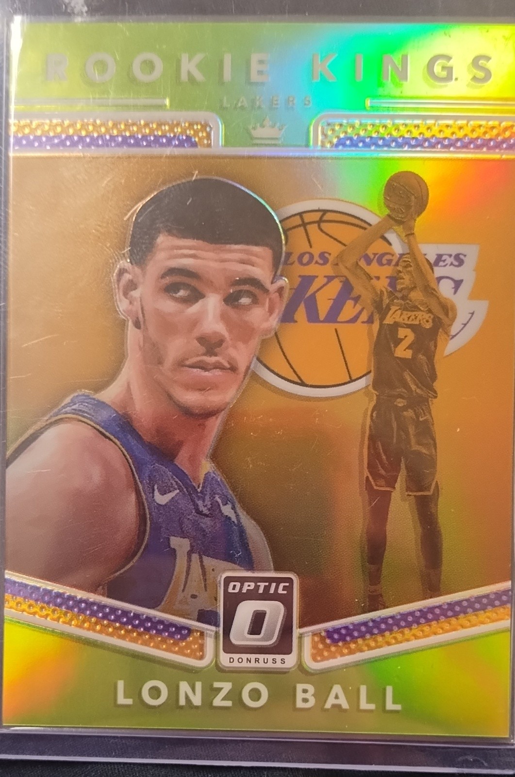 2017-18 Panini Donruss Optic Rookie Kings Lonzo Ball #2 Lime Green /149 (RC)