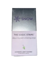 Enamel Safe Dissolving Whitening Strips with Lavender Mint Flavor for Oral Care