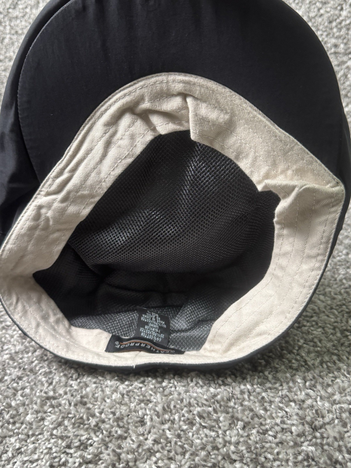 Weatherproof Flat Cap Size Large Black Newsboy Ca… - image 9