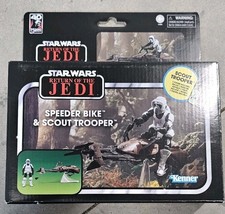 Star Wars Vintage Collection ROTJ SPEEDER BIKE w  SCOUT TROOPER MIB