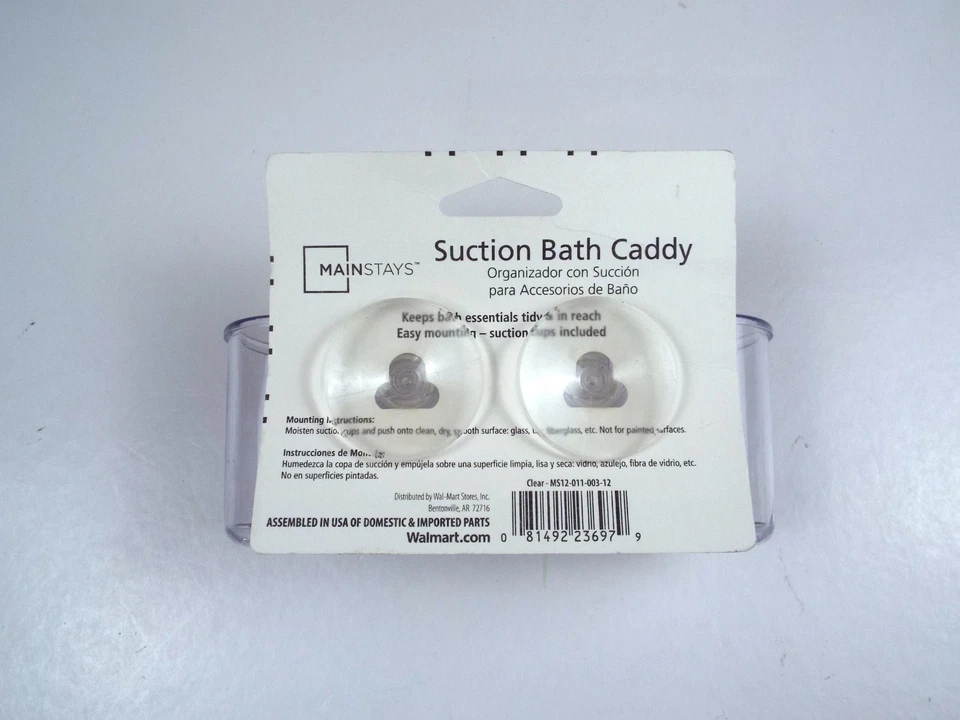 Mainstays Suction Bath Caddy 1-day shipping Foto 2 de 4