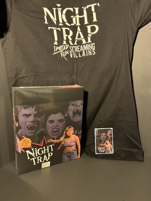 Night Trap, Limited Run Games, 25th Anniversary Edition PC + Card and t-shirt 