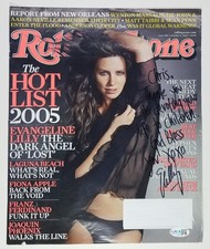 Evangeline Lilly SIGNED 2005 Rolling Stone Mag Cover Page JSA COA Hobbit Lost