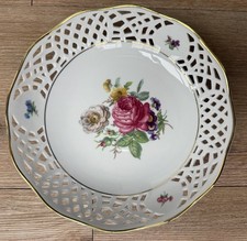 Durchbruchporzellan Gebäckschale Burg Lindau Porzellan