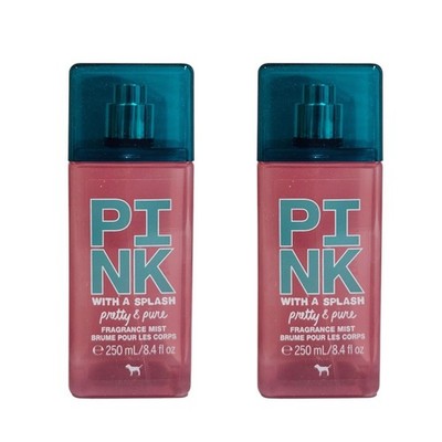 2 BRAND NEW PINK VICTORIA'S SECRET PRETTY & PURE BODY MIST 8.4 FL OZ