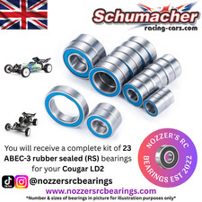 Schumacher Cougar LD2 Complete Bearing Kit