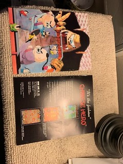 11- 8.5'' Chinese Hero Nihon 2 Page arcade video game AD FLYER