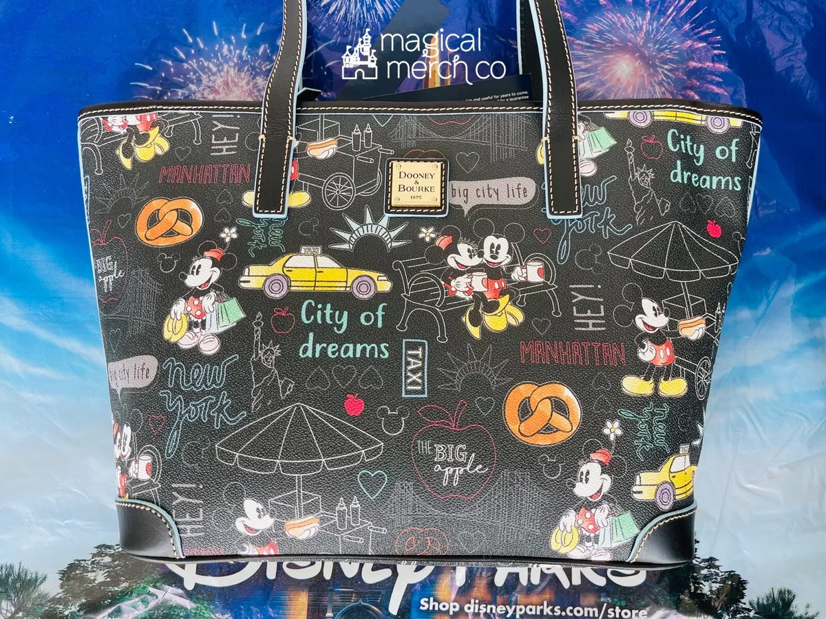 2021 Disney Parks Dooney Bourke New York City Minnie Mouse Tote Purse B
