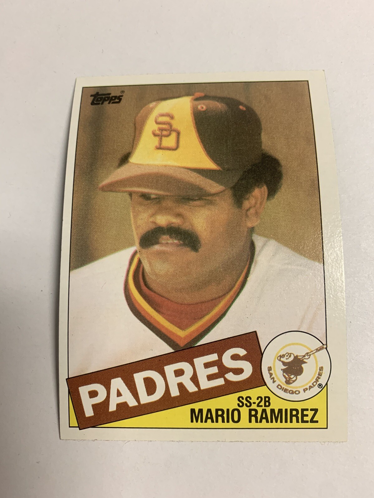 1985 Topps San Diego Padres Mario Ramirez