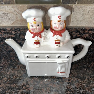 Campbell Soup Company Kids Tea Pot 1998 Benjamin & Medwin Inc. N.Y.  Nice!