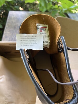 Red Wing 9060 Flatbox Beckman 11.0 KLONDIKE Black Teacore Boots