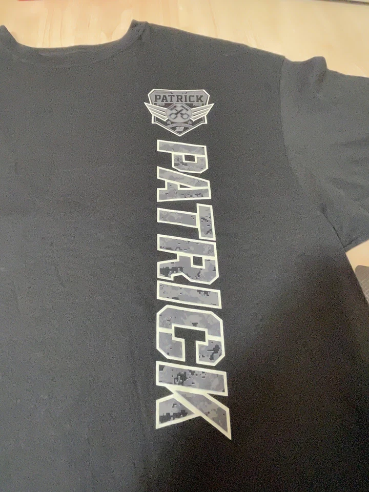 2XL Adult DANICA PATRICK #10 Nascar DIGITAL CAMO F&B Graphic American Flag Tee - Image 3 of 4