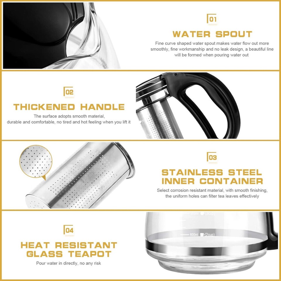 Küchenutensilien Organizer Schwarz - Besteckhalter Nordisches Design