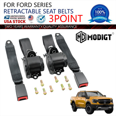 Emergency locking function 3 Point Seat Belt Set Adjustable For Ford Expedition