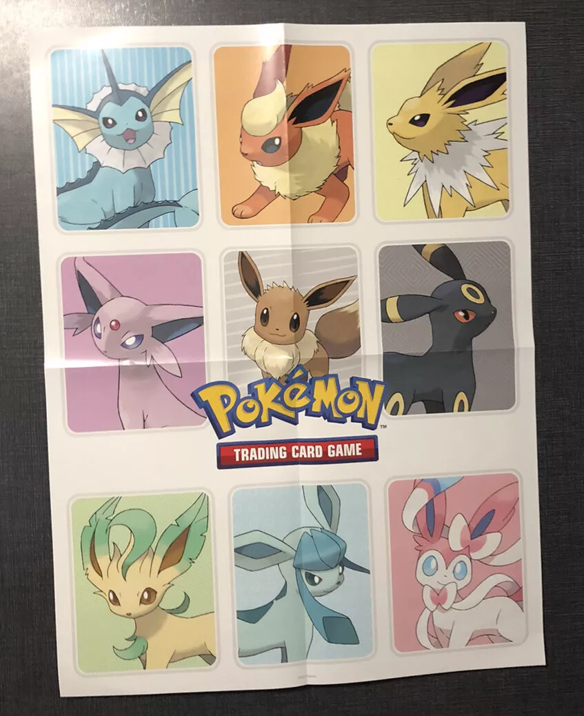 Pokemon - Evolving Skies - Poster Eevee Evolutions Eevolutions - NEW