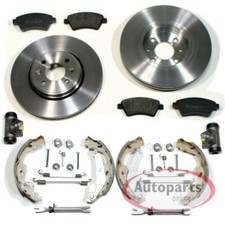 Bremsen vorne + Bremsbacken + Nachsteller + Zubehör hinten für Suzuki Swift III