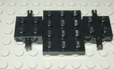 Lego Chassis 4x7 Auto LKW PKW Schwarz                                     (1053)