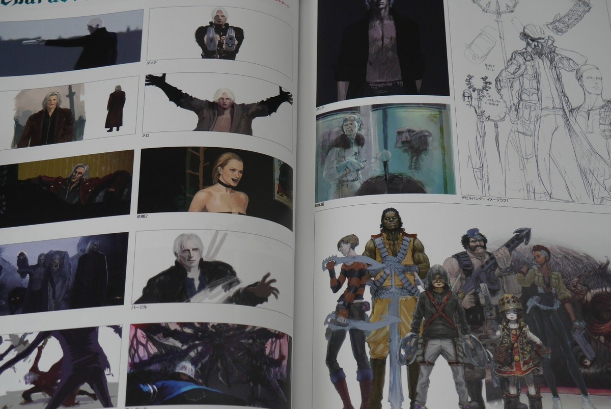 KADOKAWA Devil May Cry 5 Official Art Works Game Book A4 256 Pages
