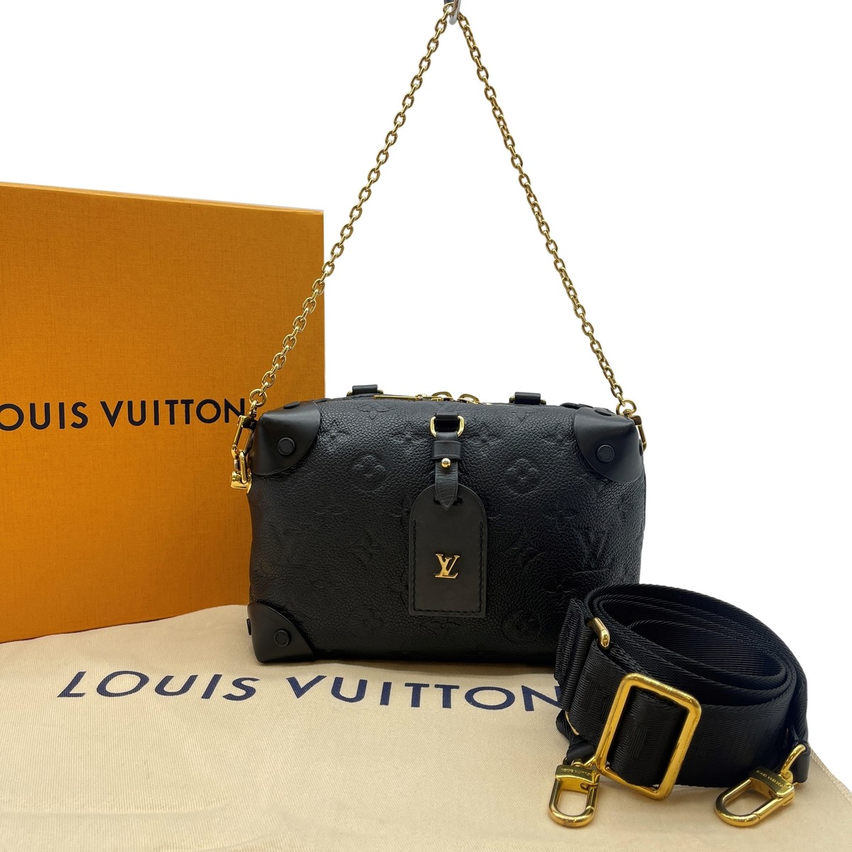 Auth LOUIS VUITTON Petit Maru Suple Monogram EMPREINTE M45393