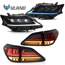 Vland Full Led Headlights Clear Tail Lights For 2013-15 Lexus Rx 350 450h